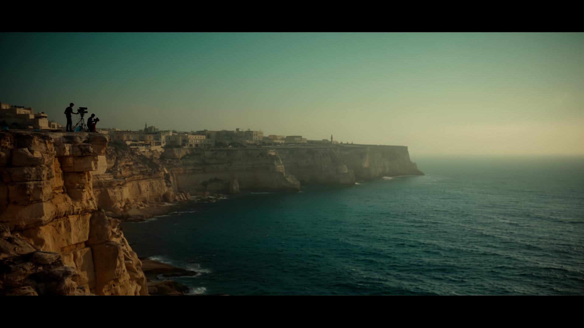 Limestone Pictures brand film — Malta coastline at golden hour